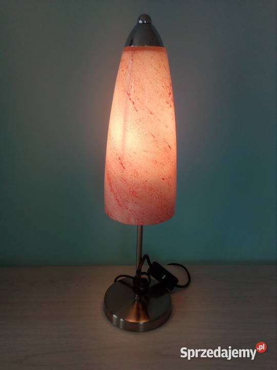 Lampa lampka nocna stołowa pastelowa różowa Białystok