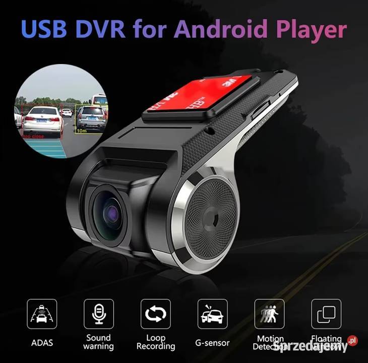Kamerka samochodowa rejestrator Android 1080p Końskie