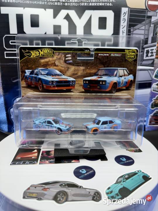Hot Wheels Lancia Rally 037 Fiat 131 Abarth BOX Samochody i pojazdy Wrocław