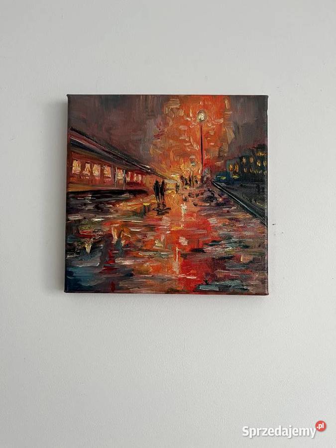 Obraz 2020 Deszczowe Światła Miasta lubuskie Świebodzin