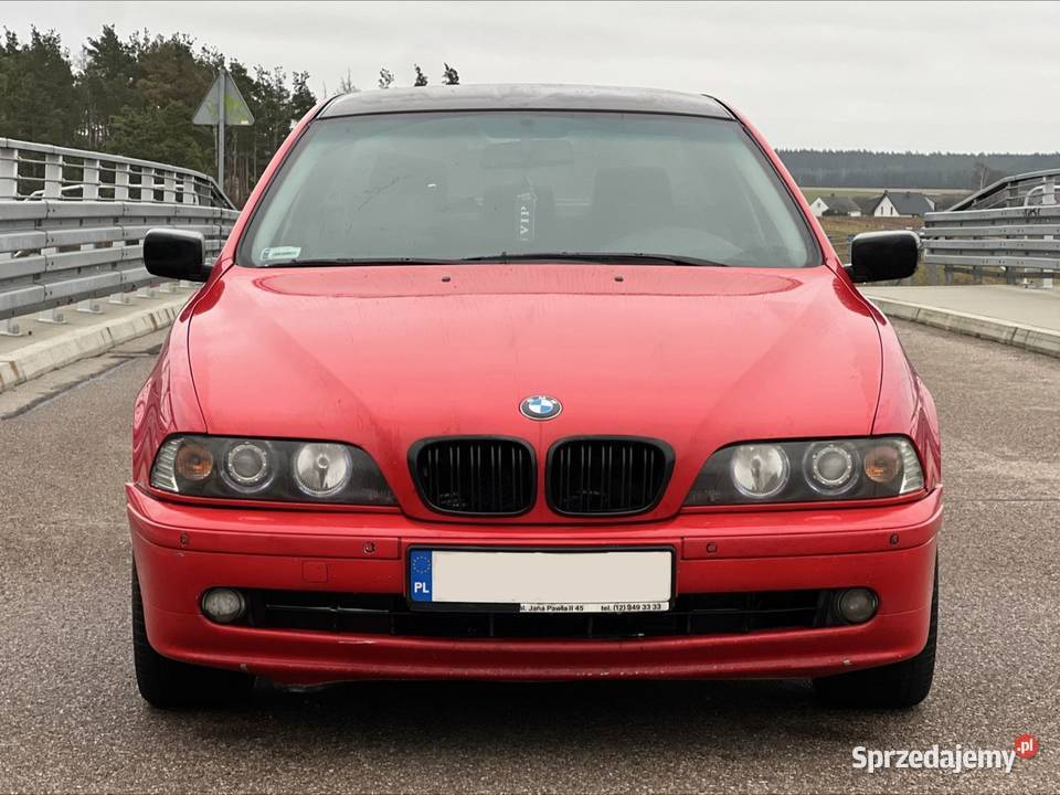 BMW E39 30d M57D30 manual Hellrot podlaskie