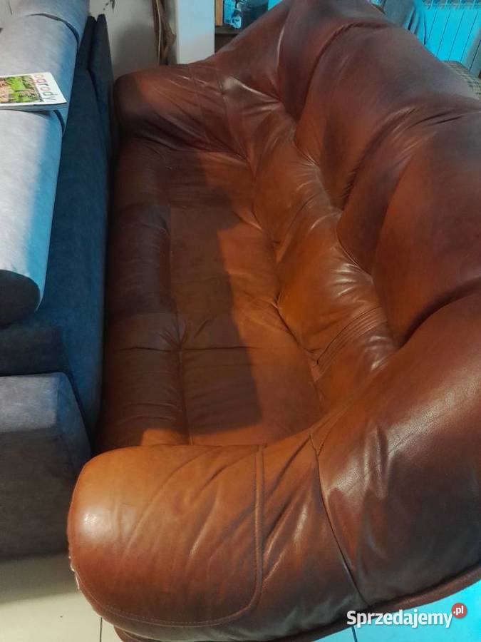 kanapa 3os skorzana Meble Ostrowiec Świętokrzyski