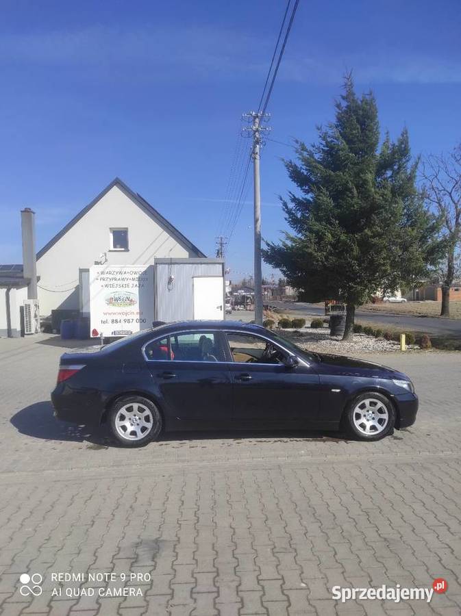 Zadbane BMW E 60Przed Lift2007CzarnySkóry Inowrocław