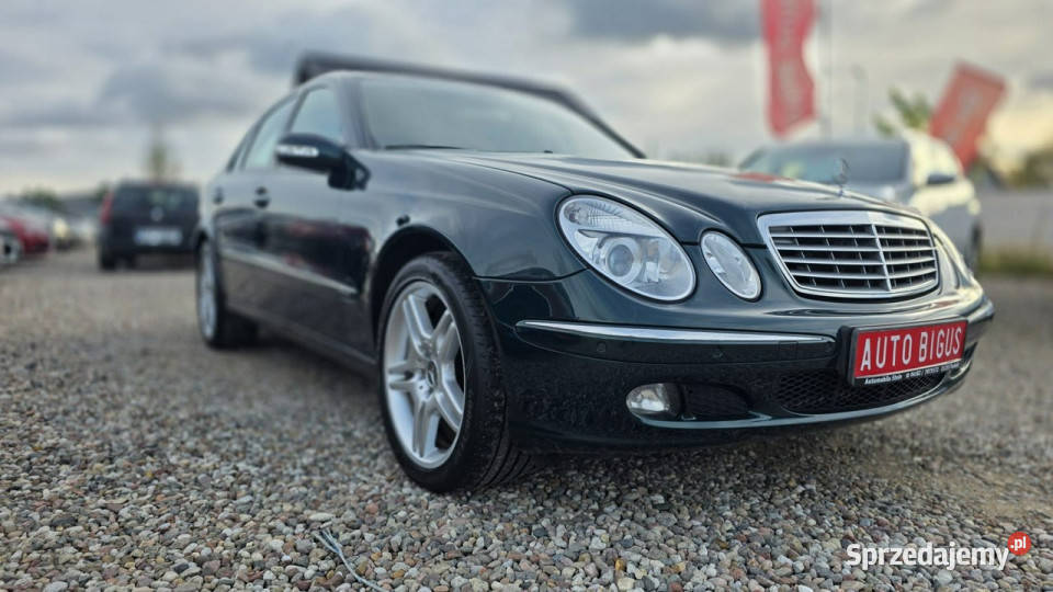 Mercedes E 280 stan kolekcjonerski W211 20022009 elektrycznie ustawiane fotele Mercedes-Benz Lębork