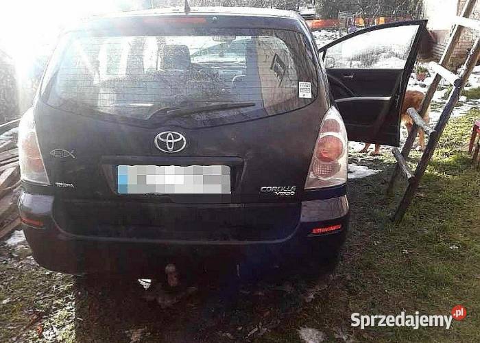 Toyota Corolla verso 18 wszystkie części kurtyny powietrzne Ełk