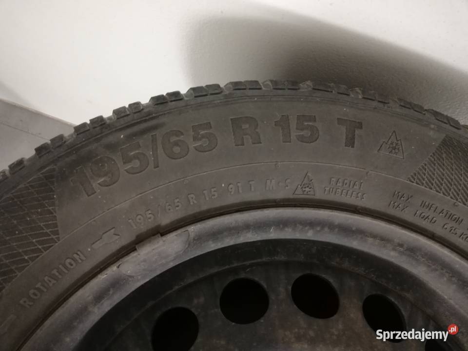 Opony zimowe 1956515 z felgami stalowymi Samochodowe Trzebinia