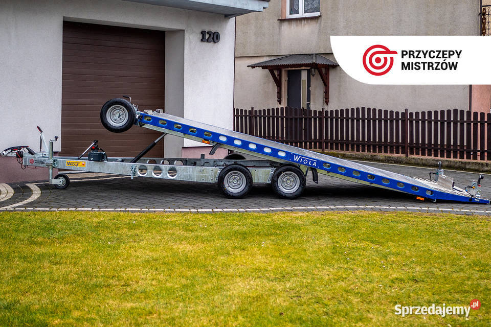 NOWA 2023 Przyczepa laweta uchylna Wiola L25G45P Do samochodów osobowych Przyczepy i naczepy Dąbrowa Górnicza