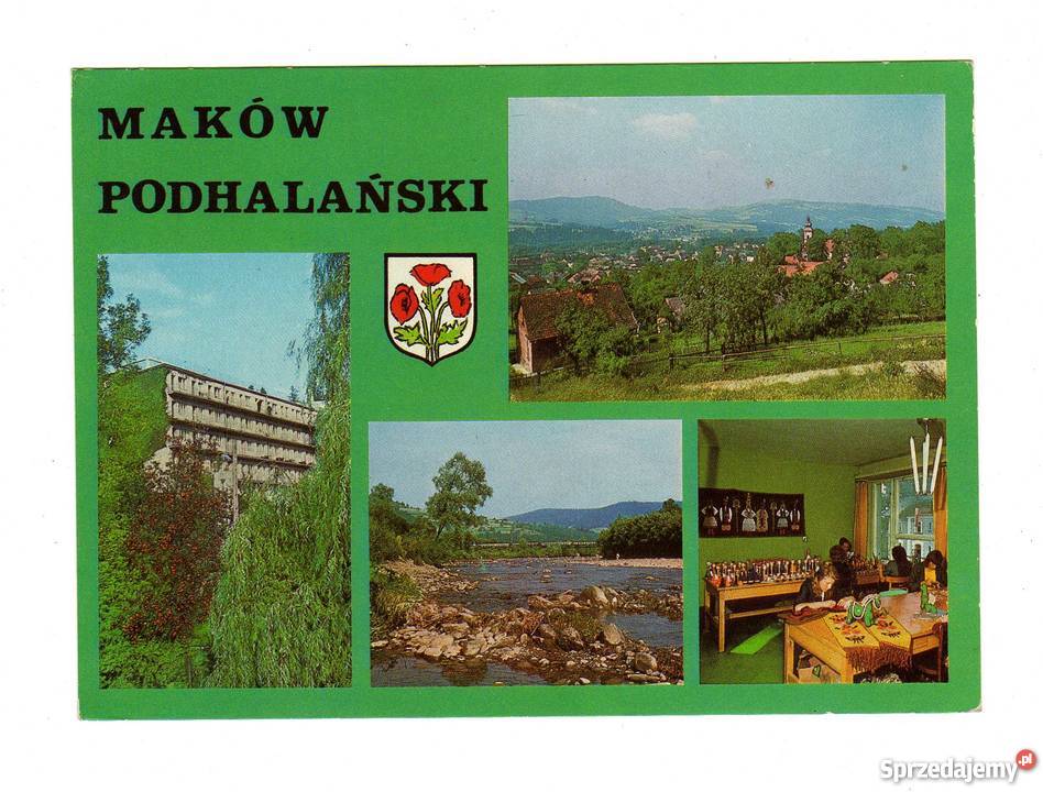 MAKÓW PODHALAŃSKI POCZTÓWKA świętokrzyskie Krynki