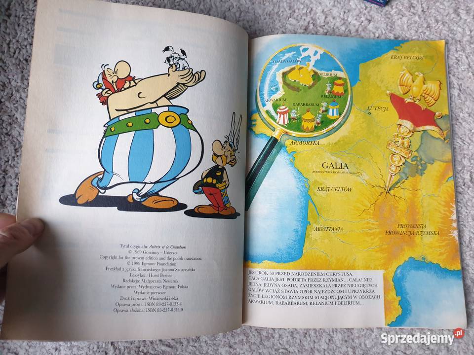 Asterix i kociołek wydanie 2gie z leksykonem Gdynia