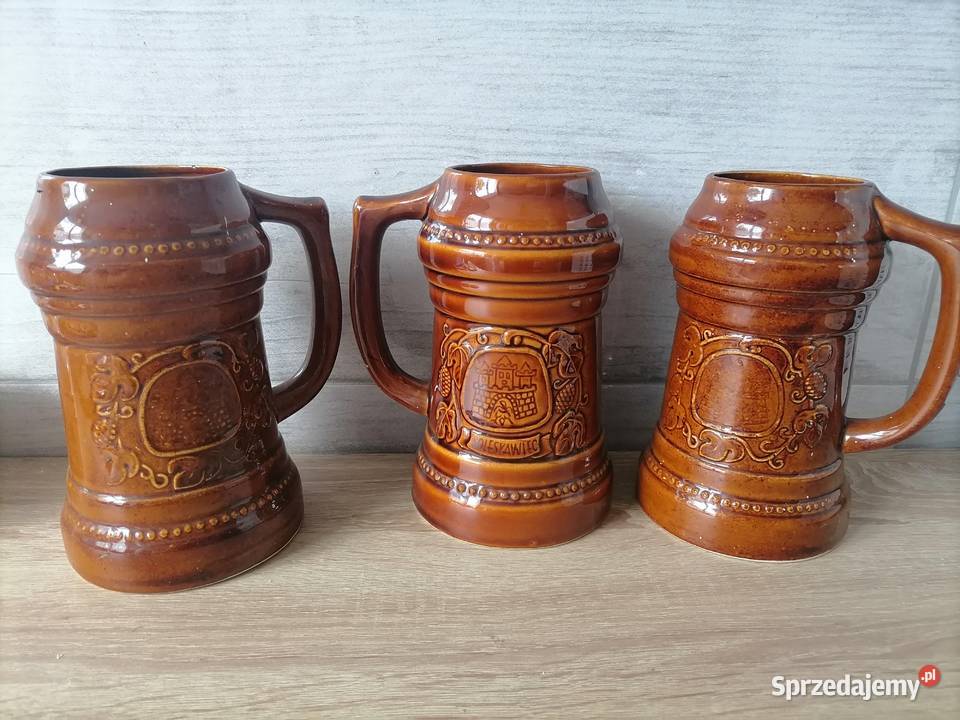 Kufle Ceramiczne Bolesławiec PRL dolnośląskie Wałbrzych