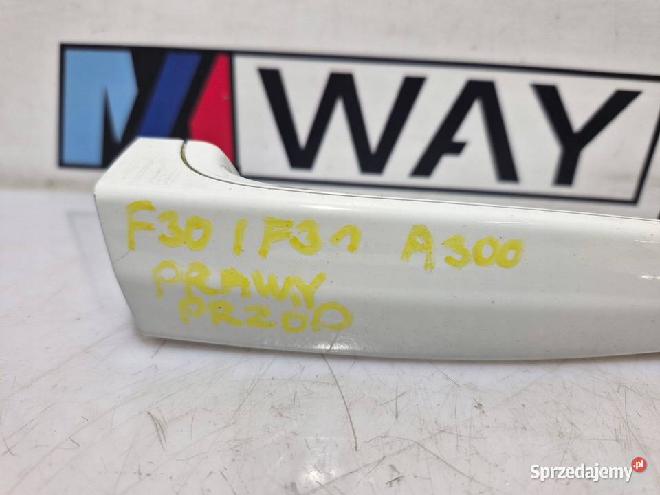 BMW F30 F31 MOCOWANIE KLAMKA KEYLESS PRAWY PRZÓD osobowe Motoryzacja