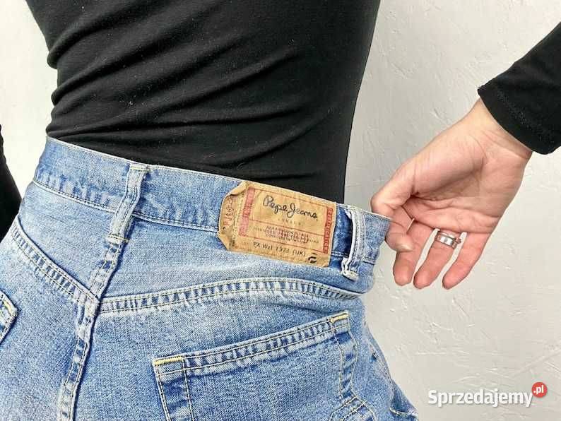 Jeansy Pepe Jeans Checked S spodnie jeansowe Rzeszów sprzedam
