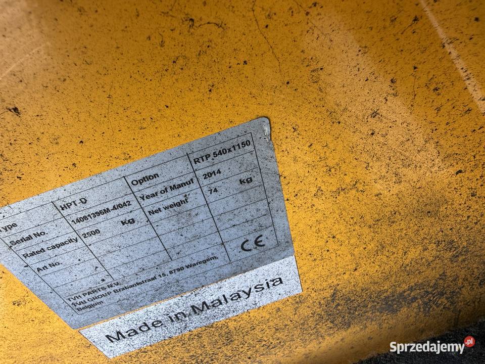 Paleciak TotalLifter 2500 sprawny 2014r Biznes i Przemysł