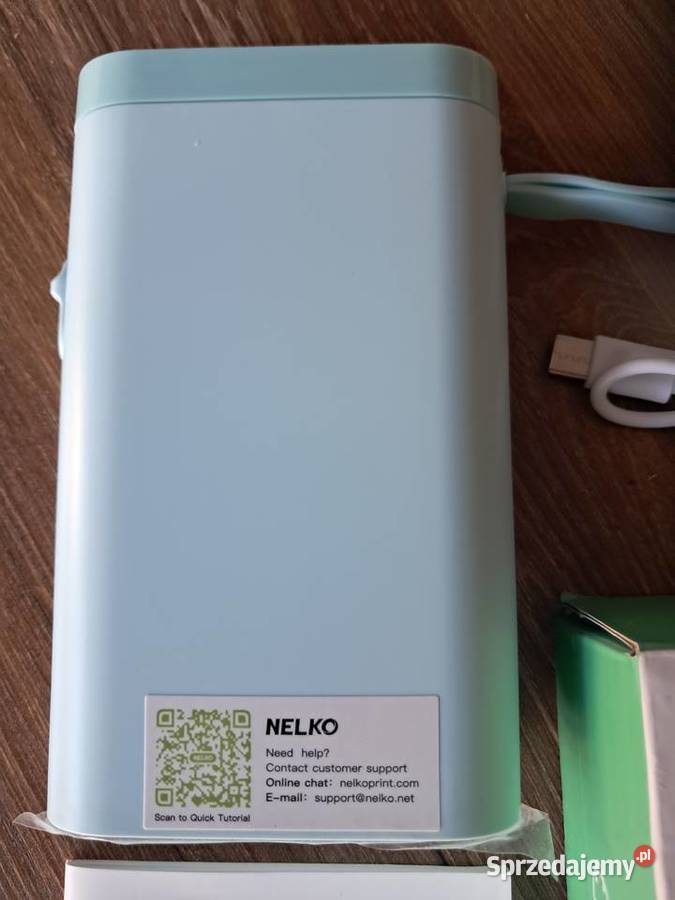nowa przenośna drukarka etykiet nelko bluetooth