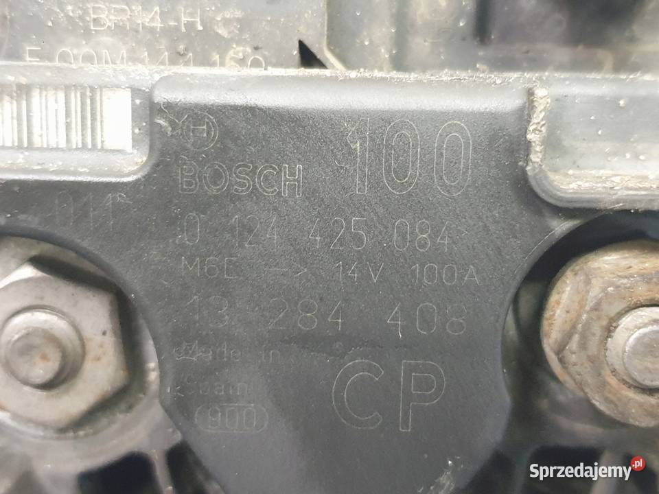 Opel Meriva B 14 16V ALTERNATOR 0124425084 Janów