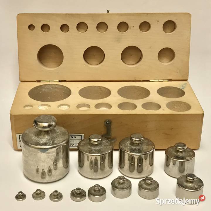 ODWAŻNIKI WZORCOWE 1G 500G Mechanika Precyzyjna Warszawa