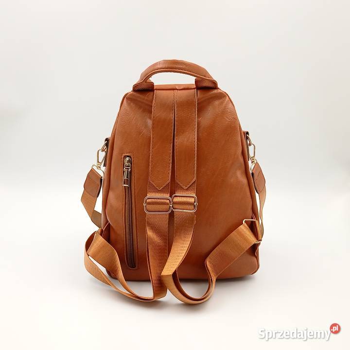 Plecak damski skórzany z klapą Mochila Bolsos Dla kobiet śląskie Zawiercie sprzedam