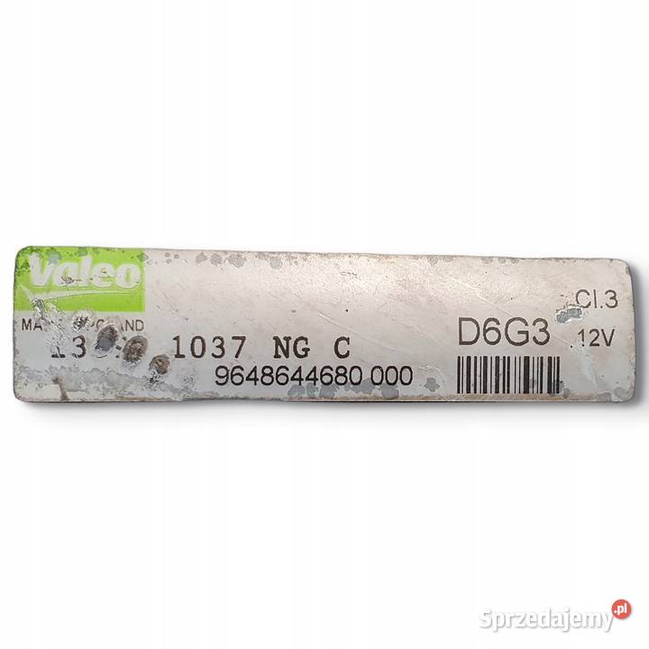 ROZRUSZNIK Peugeot 307 16 16V 9648644680 valeo osobowe Chełm