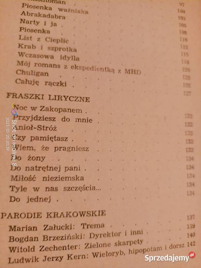 Szpalski Półsłówka satyryk książki Warszawa miękka