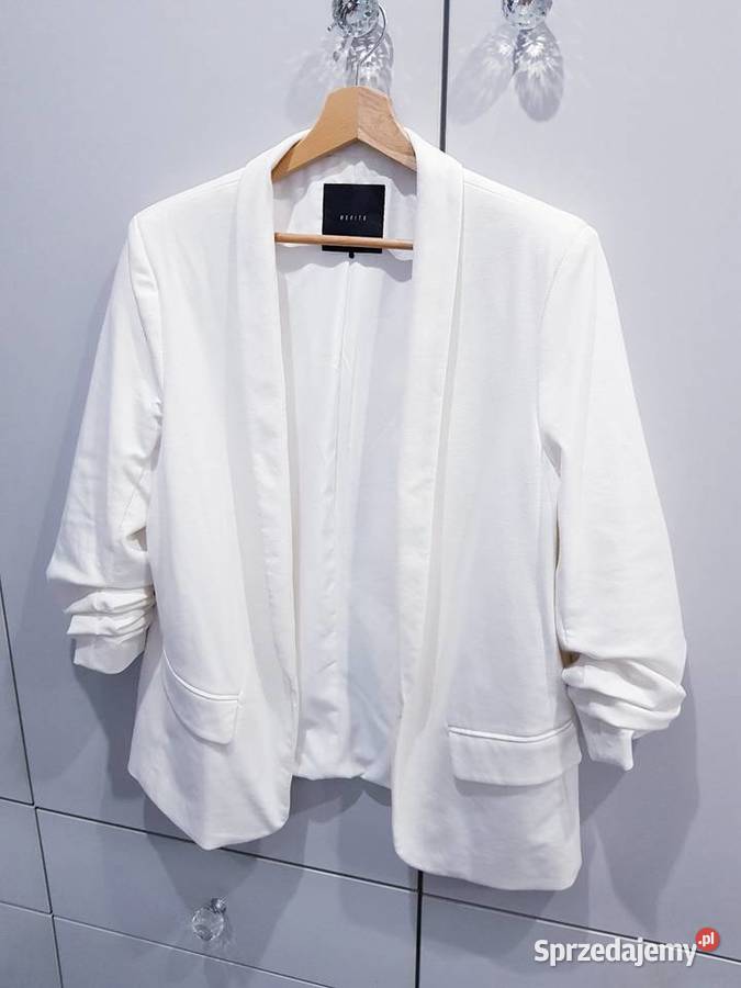 Damski biały żakiet marynarka Mohito śląskie Dąbrowa Górnicza