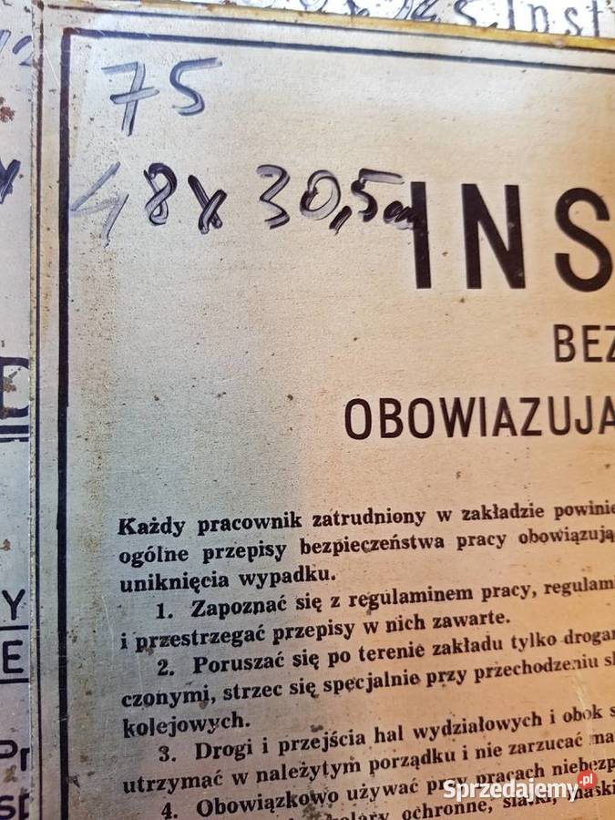 MetaloweLata 70 teZ kolekcjiTablice różne z PRLu Barlinek