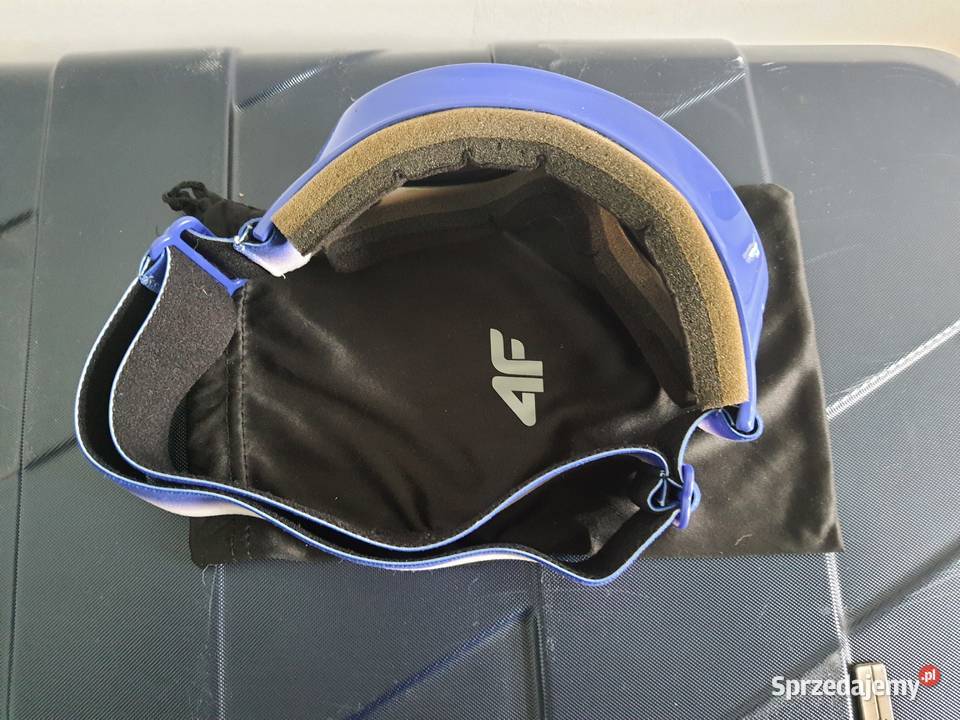 Google narciarskie snowboardowe 4f fioletowo