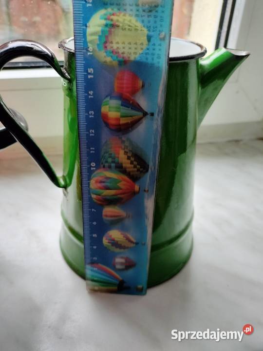 Dzbanek imbryk zielony prl Choszczno