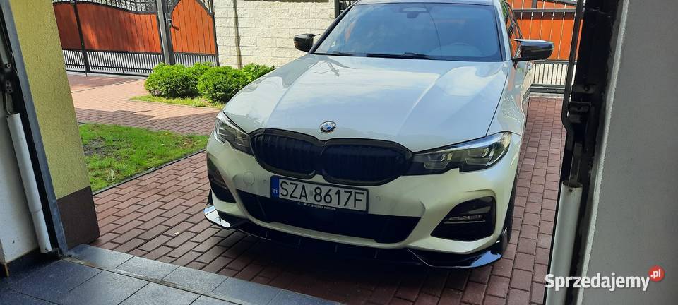 bmw g20 320i xdrive sedan biala perla Mpakiet poduszka powietrzna Zawiercie sprzedam