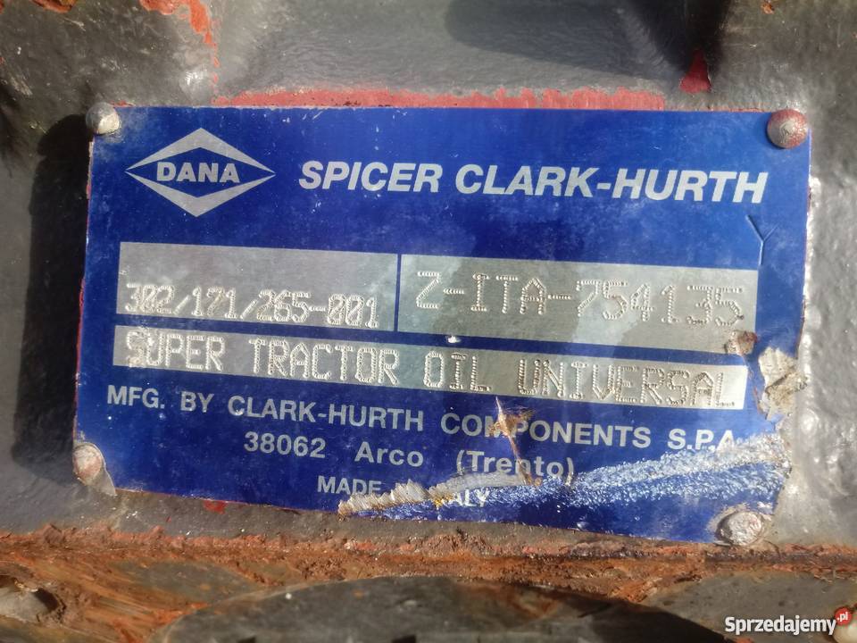 Zwolnica Spicer Clark Hurth 302171255001 W39 Części do maszyn budowlanych Kielce
