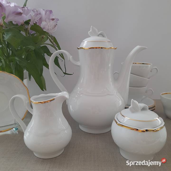 Serwis porcelanowy kawowy Royal 6 osobowy dolnośląskie Bogatynia
