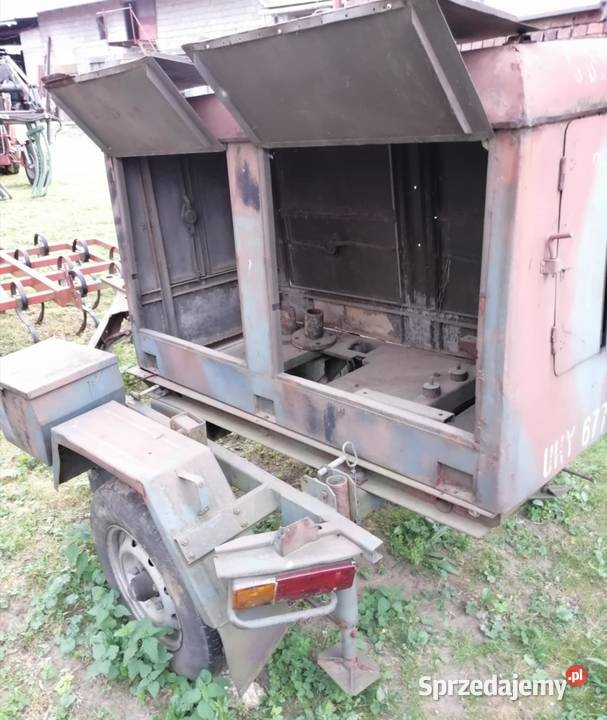 Przyczepka 1 osiowa wojskowa agregacie