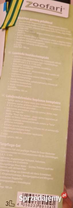 Maszynka do strzyżenia zwierząt psa kota Zoofari małopolskie Kraków sprzedam