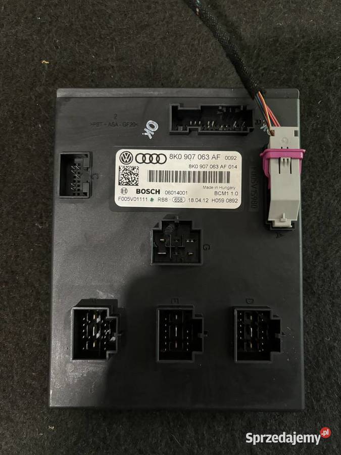 AUDI A4 A5 MODUŁ INSTALACJI 8K0 907 063 B