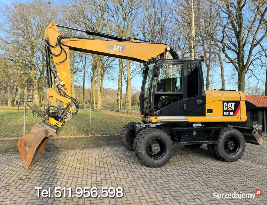 Koparka kolowa Caterpillar M 313 D tez Leasing mazowieckie Warszawa