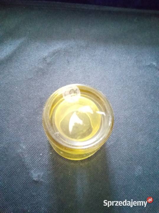 Żółty szklany świecznik mazowieckie Warszawa sprzedam