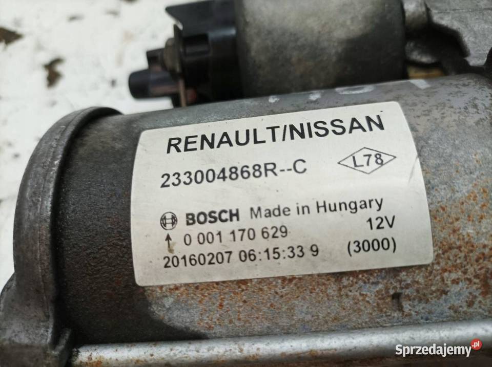 ROZRUSZNIK 233004868R 15 DCI Renault Megane III Części samochodowe świętokrzyskie