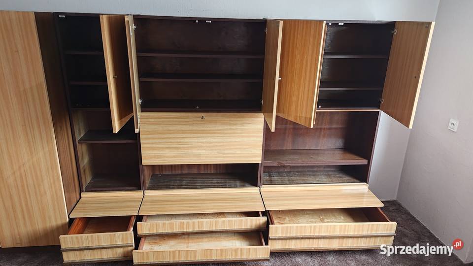 Meblościanka WISŁA PRL 5 Segmentów Retro Połysk opolskie Opole