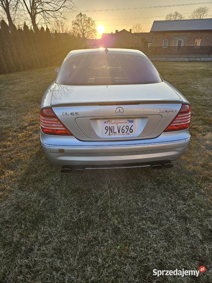 Mercedes W215 CL 65 AMG V12 Biturbo nieuszkodzony Krajanka