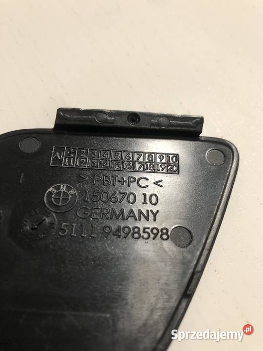 BMW 5 G30 G31 lift zaślepka haka zderzaka przód