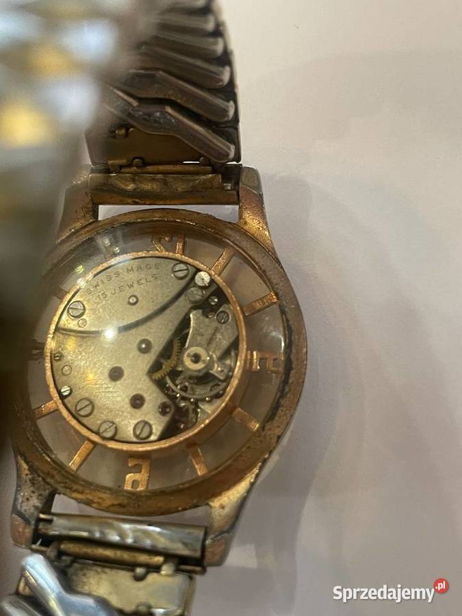 Vintage Laybis Swiss Made zegarek z lat 5060 Unisex Kraków