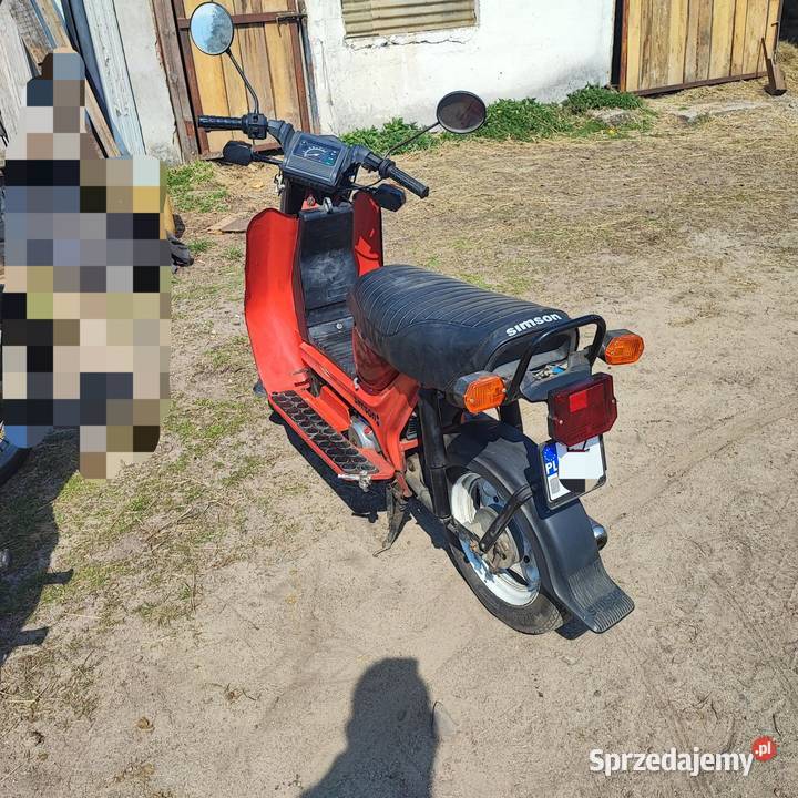 Simson Sr 50 4 biegi zarejestrowany w 1KM Zielona Góra