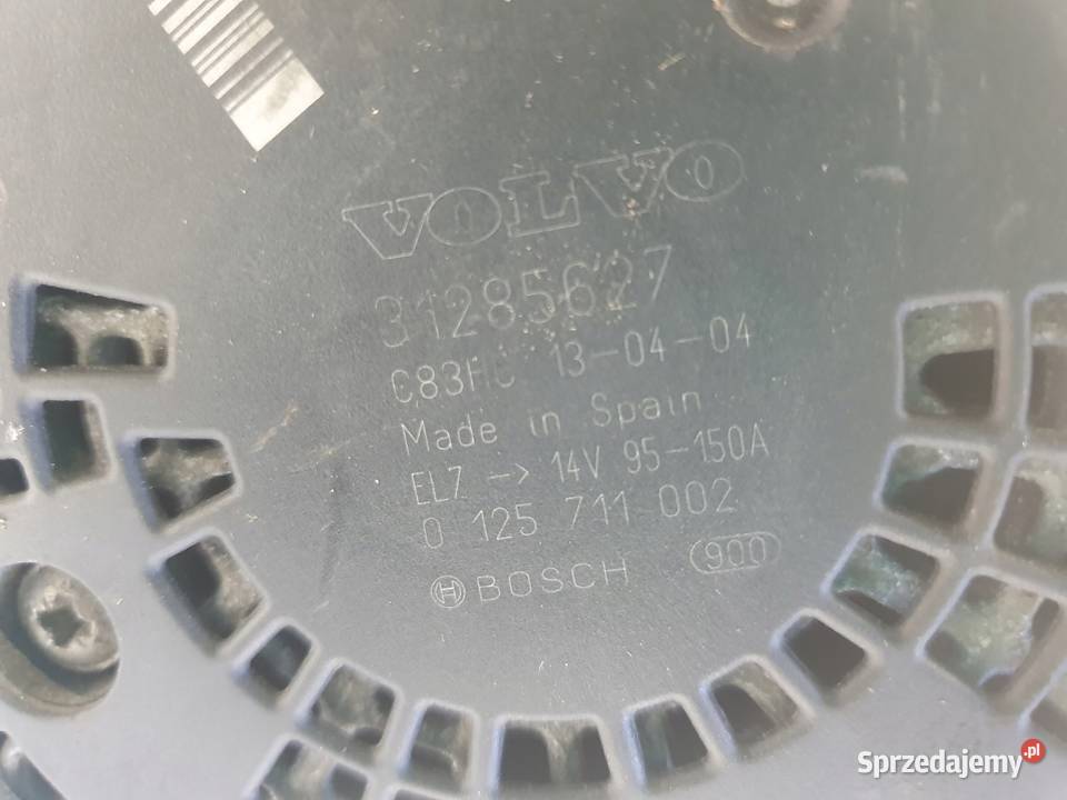 ALTERNATOR Volvo XC60 V60 S60 II 24 D5 bosch Chełm
