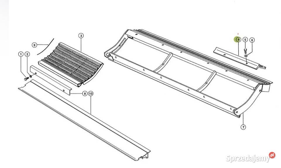 Listwa domłacająca Claas Lexion 480550600780 Namysłów