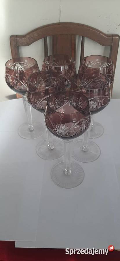 Kieliszki kryształowe Porcelana i szkło dolnośląskie