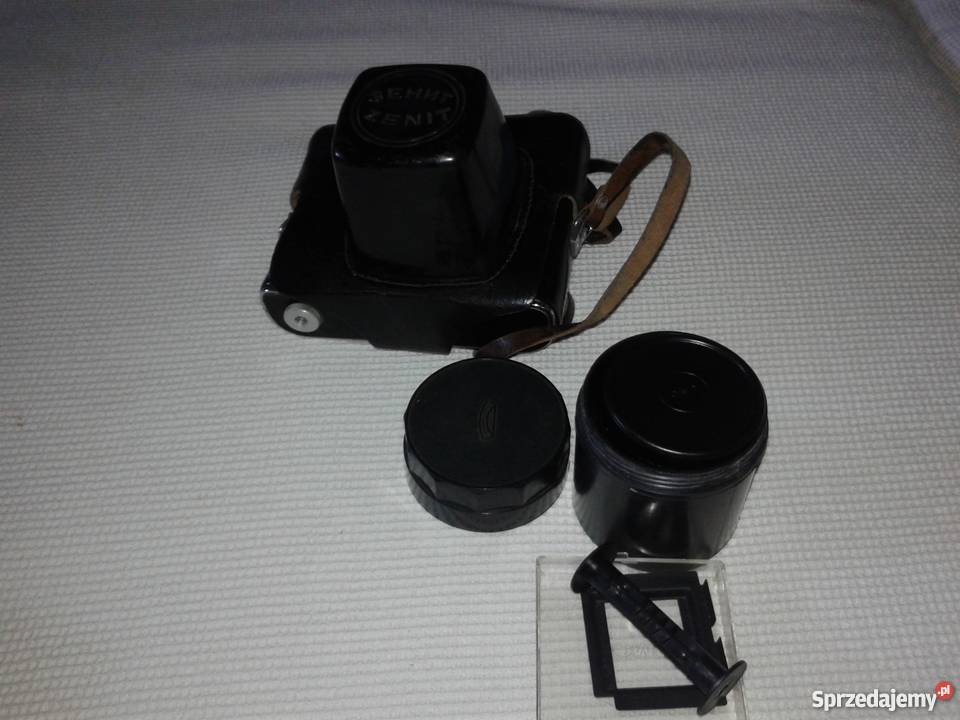aparat fotograficzny Zenit E obiektyw Targowisko