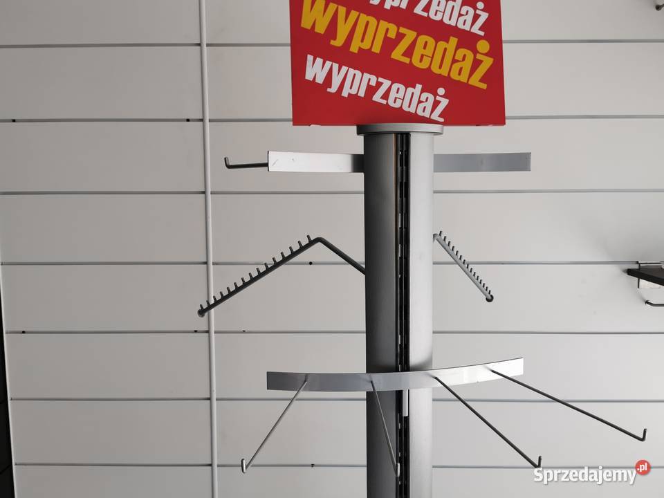 Wieszak stojak ekspozycja na ubrania łódzkie Zgierz