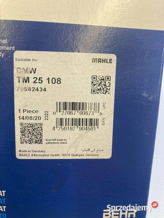 Termostat BMW TM 25 108 Mahle Częstochowa sprzedam