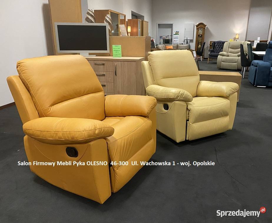 Nowy Fotel GALAXY Bujany Obrotowy Funkcja Relax Olesno sprzedam