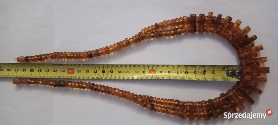 Naszyjnik Bursztyn Vintage Antyki, Sztuka, Kolekcje Białystok