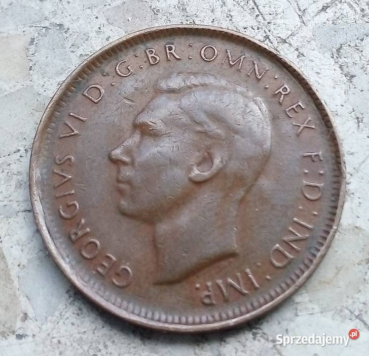 AUSTRALIA HALF PENNY 1948 r KANGUR Legionowo